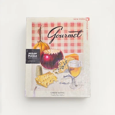 NEW YORK PUZZLE CO 500 piezas GOURMET degustación de queso raro HENRY STAHLHUT completo Foto 1 de 3