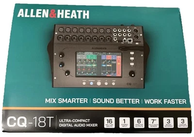 Allen & Heath CQ-18T- Touch Screen 16-Channel Digital Mixer- New & Sealed - Image 1 of 4