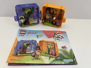 LEGO Friends Jungle Play Cube Andrea (41434) COMPLETE Teal Sloth No Box GUC - Picture 1 of 8