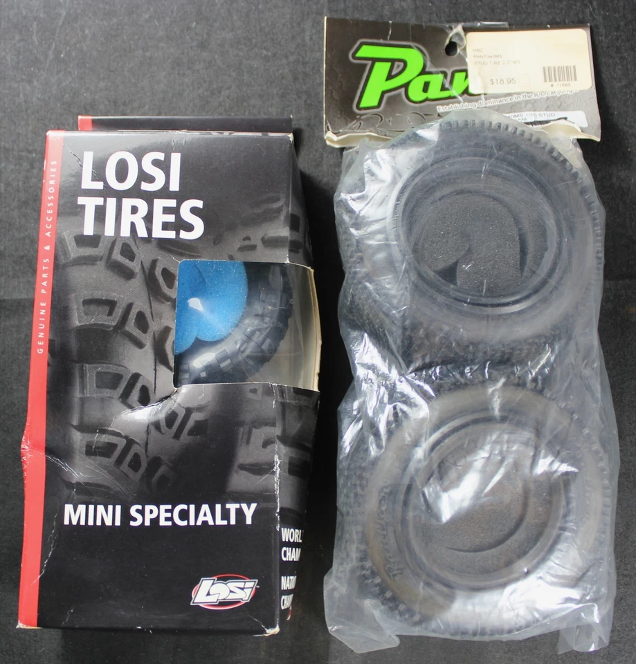 (4) Lote de neumáticos para camión RC - Losi Mini Specialty 1,9" Rock Claw & Panter tacos de 2,2" Foto 1 de 4