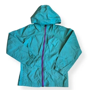Columbia Girls Blue & Purple Windbreaker Jacket Small - Picture 1 of 11
