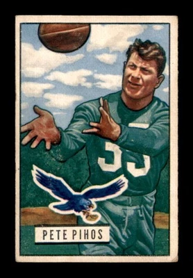 1951 Bowman #46 Pete Pihos   VGEX X3320830 - Image 1 of 2