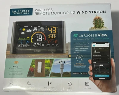 La Crosse Technology V21-WTH Wireless Wind Weather Station Remote Monitor - Image 1 of 4