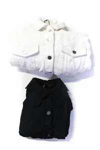 Trf Collection Zara Womens Jacket Romper White Black Size Extra Small Lot 2 - Picture 1 of 5