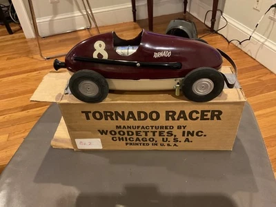 TORNADO RACER Woodettes Inc Chicago Winzeler década de 1940 MFG y herramienta en caja original 🎁 Foto 1 de 4