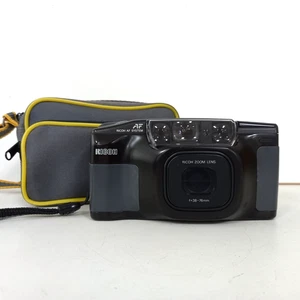 Ricoh RZ-750 35mm Compact Zoom Camera Black Working Vintage - Picture 1 of 11