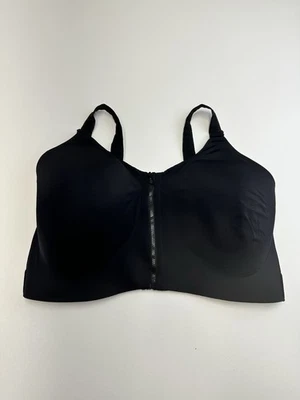 Torrid Active 40DDD Black Sports Bra Full Coverage Workout Excercise - Image 1 of 4