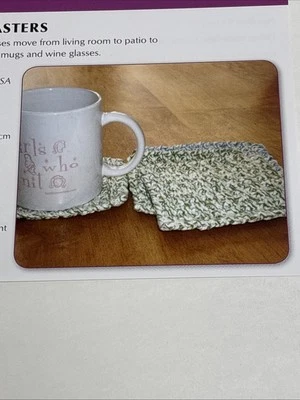 Everyday Coasters Knitting Pattern Card Page - Image 1 of 3