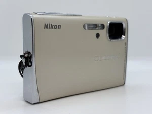 Nikon Coolpix S50 7.2MP 3x Zoom Compact Digital Camera Brown From Japan / Exc - Picture 1 of 7