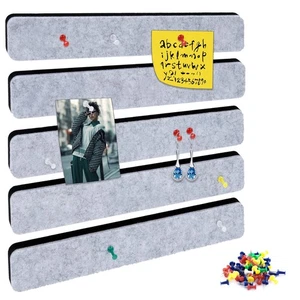 5 Pack Bulletin Board Cork Boards for Walls Office Bulletin Pin Board - Picture 1 of 6