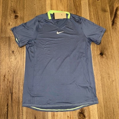 NWT Nike L-TALL Court Dri-Fit Tennis Shirt Tour Player Issued Exclusive DR6548 - Image 1 of 4