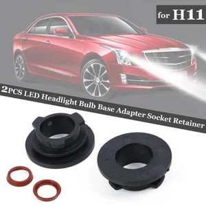 Stock Newest Adapters Conversion Black H11 Headlight Holder One pair of - Picture 1 of 9
