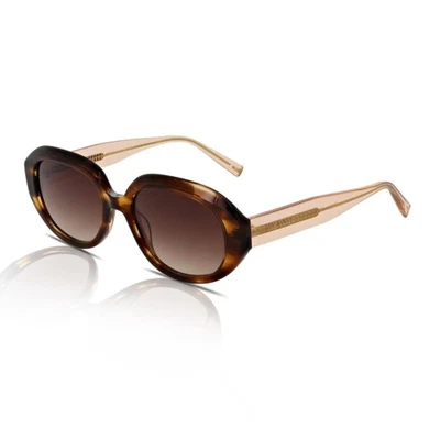 Óculos de sol feminino Ted Baker Penny TB1689 104 marrom chifre/marrom degradê - Imagem 1 de 2