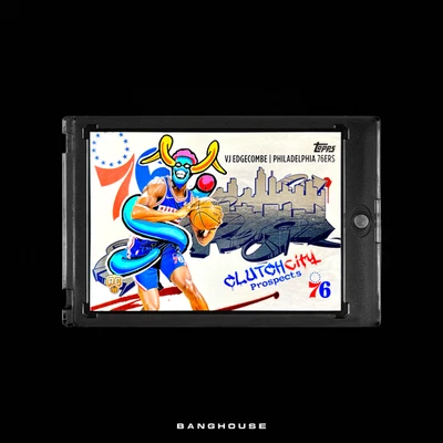 1/1 VJ EDGECOMBE RC 🔥 CLUTCH CITY ROOKIE SSP 🔥 NEW PENINI: ONE OF ONE ART - Image 1 of 4