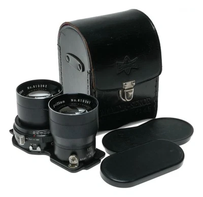 Lente de cámara TLR Mamiya Sekor 4,5/135 mm f=135 mm 1:4,5 tapas estuche Foto 1 de 4