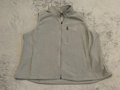 Duluth Trading Park Point Fleece Vest Womens 3X Gray Zip Outdoor Workwear Pocket - Image 1 of 4