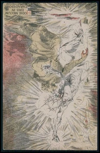 arte Alfred Ost Jesucristo Pasión Cristianismo Original Antigua Postal Años 1910 - Imagen 1 de 2