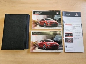 GENUINE VAUXHALL ASTRA J OWNERS HANDBOOK MANUAL PACK 2013 - 2016 + INFOTAINMENT - Picture 1 of 9