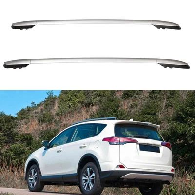 Side Rail RAV4 2013-2018 Roof Rack Rail Bar Pair For Toyota RAV4 4Dr 13-18 - Изображение 1 из 4