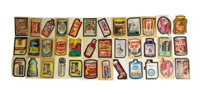 1970s Topps Chewing Gum Stickers Vintage Lot Total of 32 Stickers - Image 1 of 4
