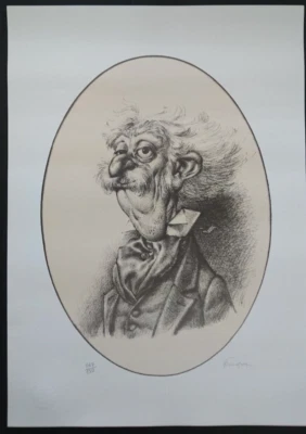 FRANQUIN GASTON LAGAFFE SERIGRAPHIE "LE COMTE DE CHAMPIGNAC" NUMEROTE SIGNE  - Photo 1/2