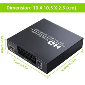 NEWKENG NK-8S SCART + HDMI zu HDMI 720P/1080P HD Video Konverter Adapter Waage - Bild 1 von 7