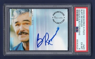 2003 Inkworks The X-Files Season 9 Autograph A20 Burt Reynolds as Mr. Burt -PSA- - Image 1 of 4