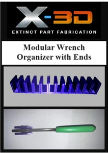 12-Modular Wrench Organizer with End Caps (Black) Extinct Performance Parts - Picture 1 of 14