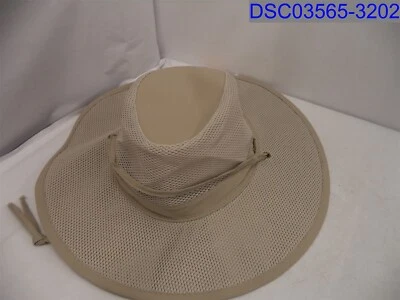 Stetson No Fly Zone Men's Khaki Safari Hat, Inner Circumference=22" - Image 1 of 4