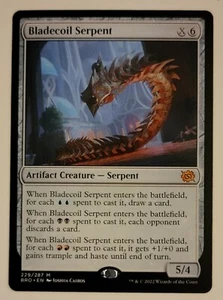 x1 Bladecoil Serpent BRO MTG 229/287 MYTHIC M/NM 1x - Picture 1 of 2