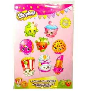 Shopkins Photo Booth Props (8 Piece) Birthday Party Decorations - Picture 1 of 2