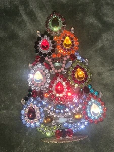 Custom Made Jeweled Christmas Tree - Picture 1 of 11