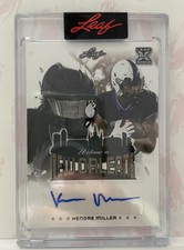 2023 Leaf Welcome to New Orleans #WTNO-KM1 KENDRE MILLER RC Auto 21/23 - Saints