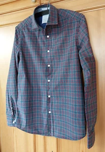 Herrenhemd ESPRIT Kragenweite 38 cm SLIM FIT Langarm karo - Bild 1 von 5
