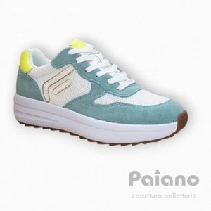 Fornarina Wanda sneakers camoscio sky - Foto 1 di 8