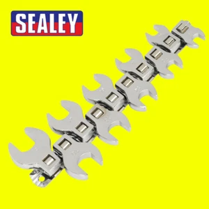 SEALEY S0866 LLAVE INGLESA DE PIE DE GALLO CONJUNTO DE EXTREMO ABIERTO 3/8 "MÉTRICO 10 PIEZAS MARCA SIEGEN - Imagen 1 de 2