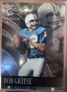 Bob Griese 2024 Blattpressepass #R-14/99 SP Karte Delfine - Bild 1 von 2