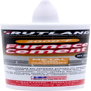 Rutland Products negro, cartucho de cemento horno 10,3 fl oz, 10 - Imagen 1 de 12