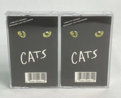 CATS Musical 2 Cassette Tape Set Complete Original Broadway Cast Recording - Image 1 of 4