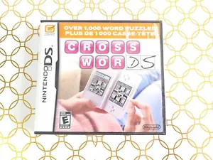 Brand NEW Crosswords DS (Nintendo DS, 2008) CIB, Authentic, Factory Sealed - Picture 1 of 7