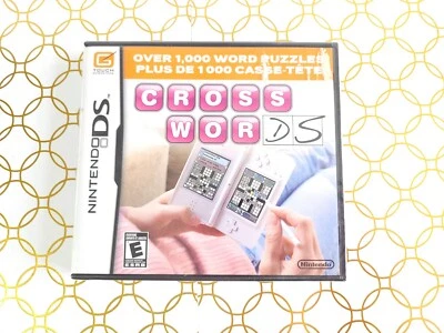 Brand NEW Crosswords DS (Nintendo DS, 2008) CIB, Authentic, Factory Sealed  - Image 1 of 4