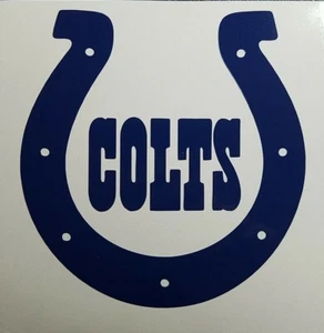 Calcomanía adhesiva de vinilo de fútbol americano Indianapolis Colts para ventana de camión de la NFL Yeti - Imagen 1 de 2