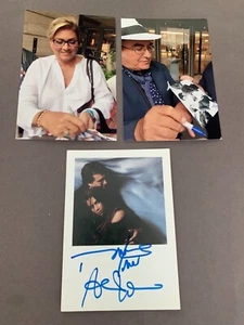 Tarjeta de autógrafo firmada en persona ALBANO & ROMINA POWER 10x15 + fotos - Imagen 1 de 1