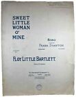 "Sweet Little Woman O'Mine" 1914 Profesjonalna kopia Vintage Arkusz Muzyka