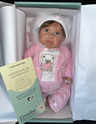 MUÑECA BEBÉ "BELLA" GALERÍAS DEL PARAÍSO ESCULPIDA POR JANNIE DE LONG NUEVA Foto 1 de 4