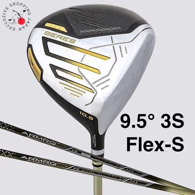 HONMA Beres 09  2024 Driver 3S 3 Star Club Loft 9.5° ARMRQ FX Shaft Flex S New - Image 1 of 4