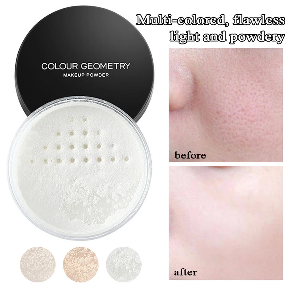 UK Loose Face Powder - Translucent Extra Coverage Oil Control Beauty - Image 1 of 4
