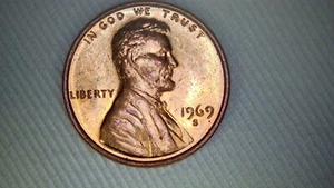 1969s Lincoln Memorial Penny with RPM "S" Mint Mark, DDO errors, Floating Roof - Picture 1 of 5