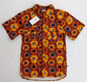 NIKE SB Floral Print Short Sleeve Button Front Shirt Unisex XXS FD7849-072 - Picture 1 of 16