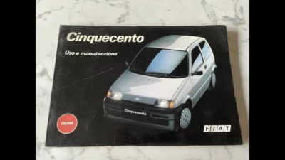FIAT CINQUECENTO MANUALE USO MANUTENZIONE LIBRETTO ISTRUZIONI ITALIANO 1993 ORIG - Immagine 1 di 3